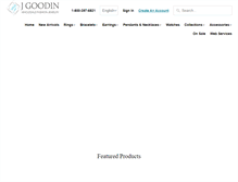 Tablet Screenshot of jgoodin.com